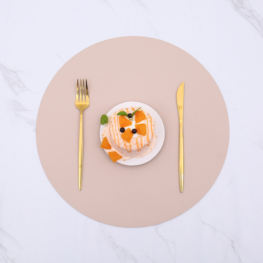 Round Minimalist Heat Insulated Placemat