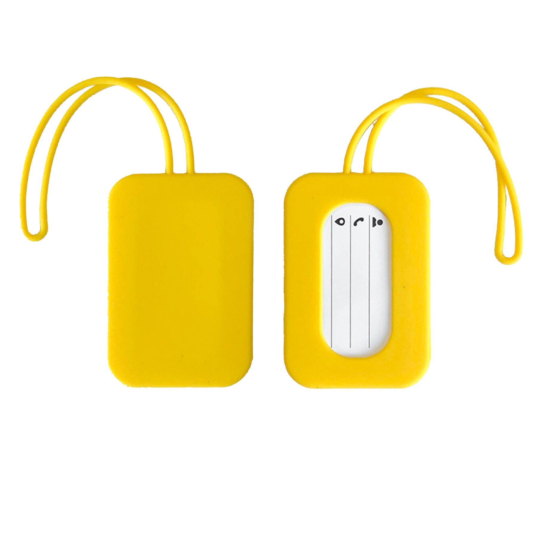Silicone Luggage Tag with Name ID Card