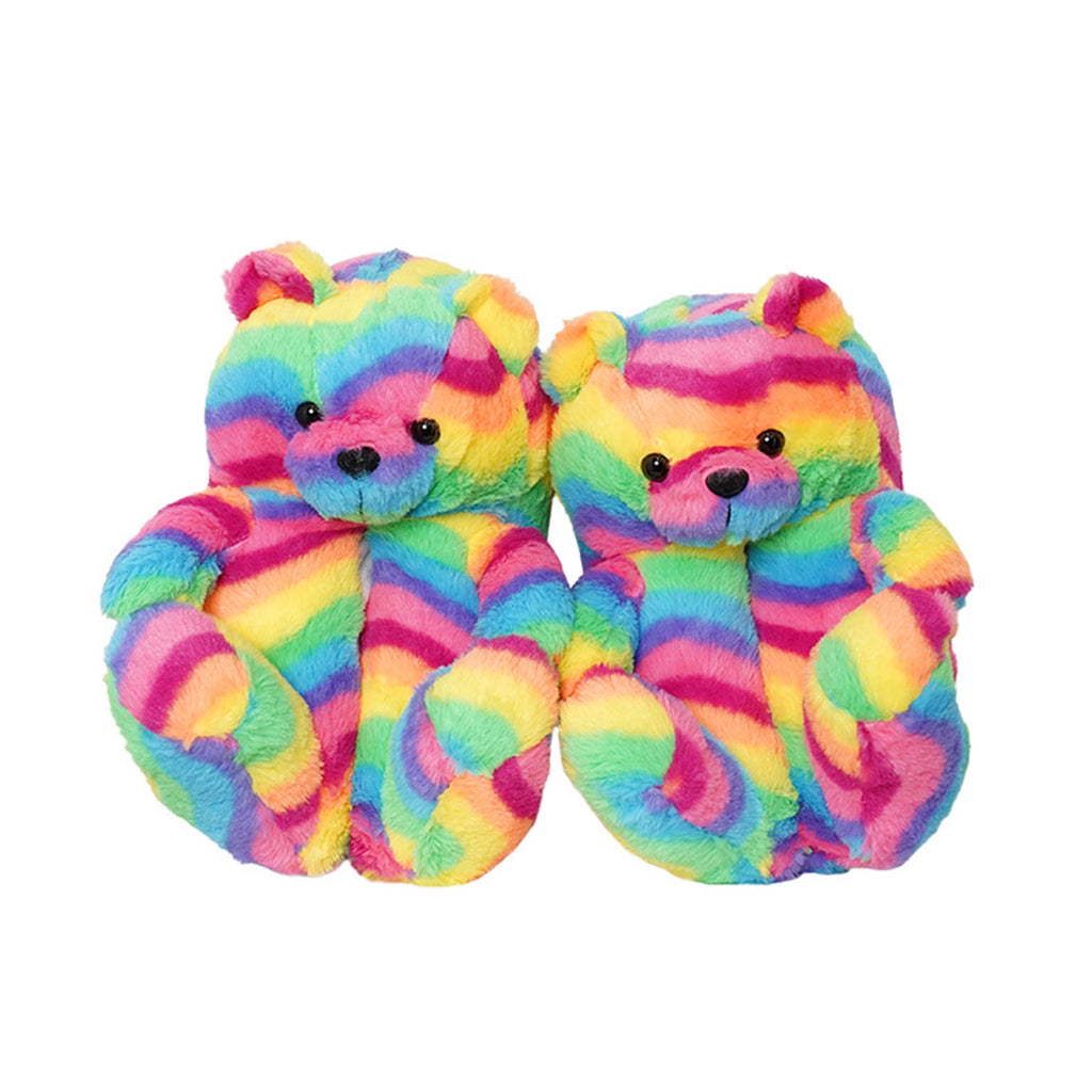 Teddy Bear Flooring Home Plush Slippers
