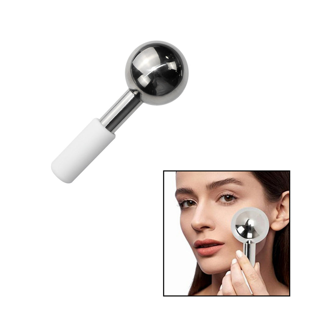 Stainless Steel Ice Globe Facial Massager