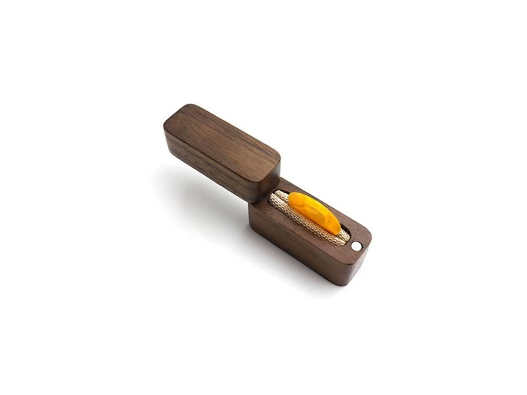 Wooden Guitar Pick Storage Box
