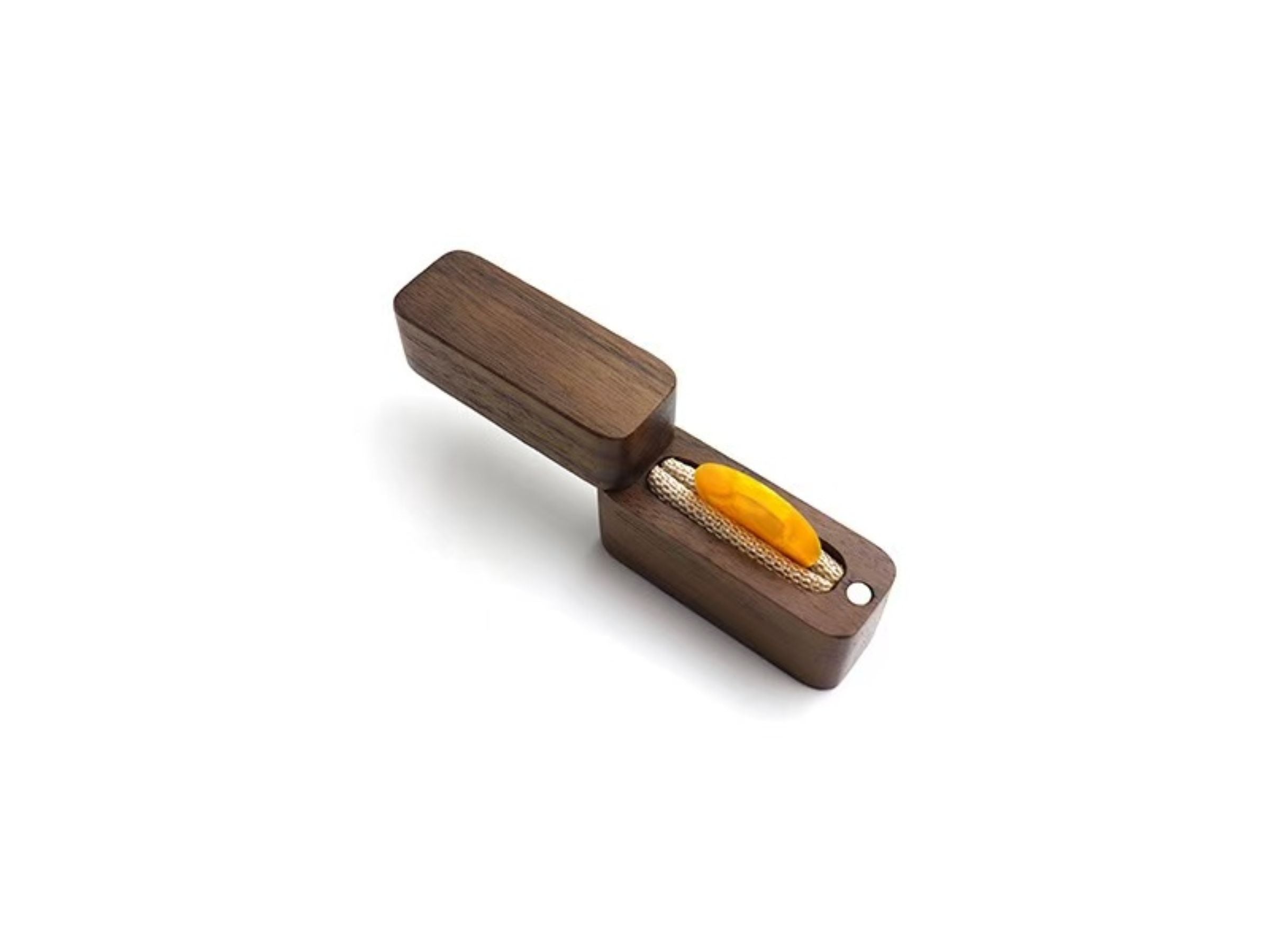Wooden Guitar Pick Storage Box