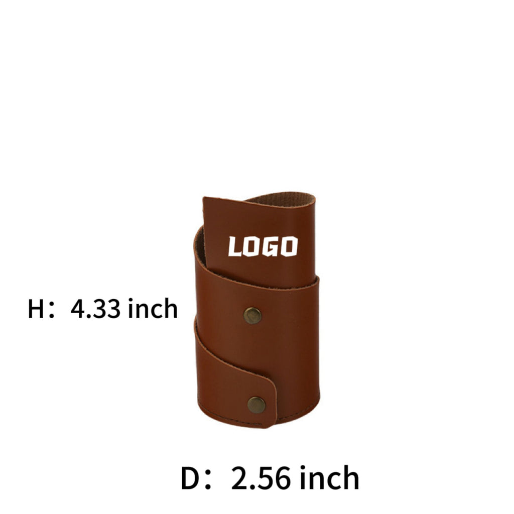Desktop Leather Pen Holder