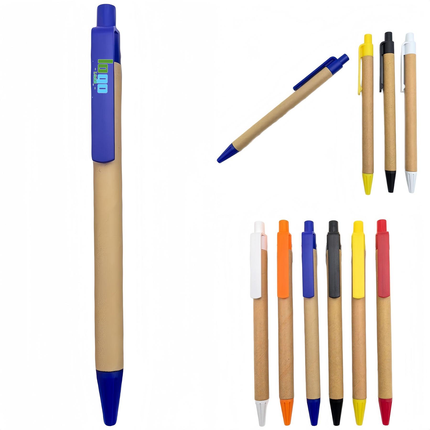 Retractable Eco Friendly Ballpoint Pen