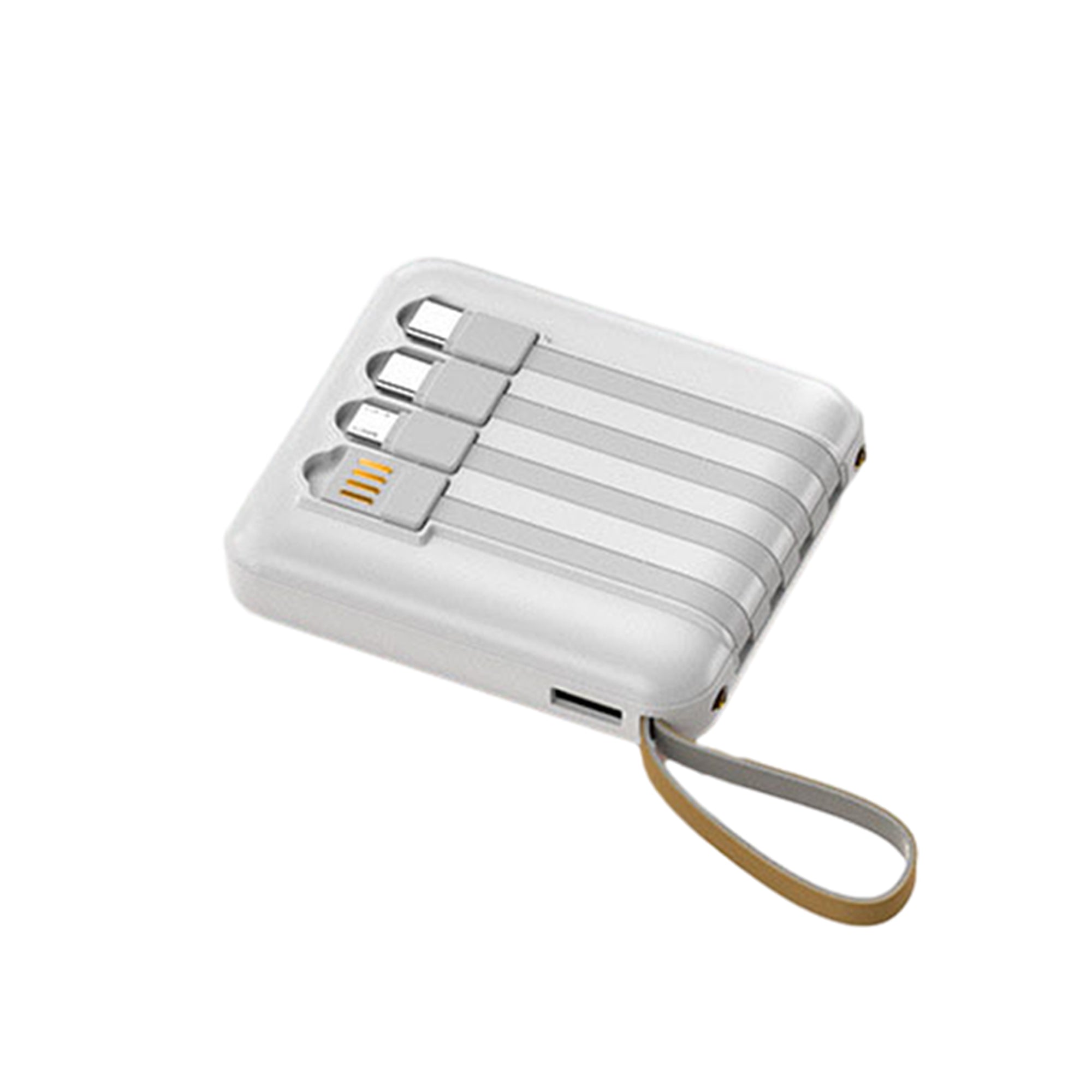 Led Power Bank With Removable Cable