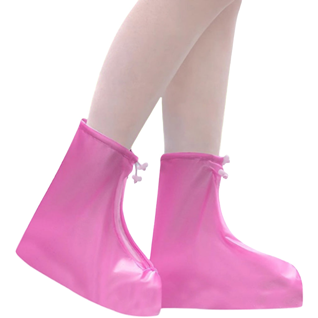 Waterproof Pvc Overshoes Slip Resistant All Sizes