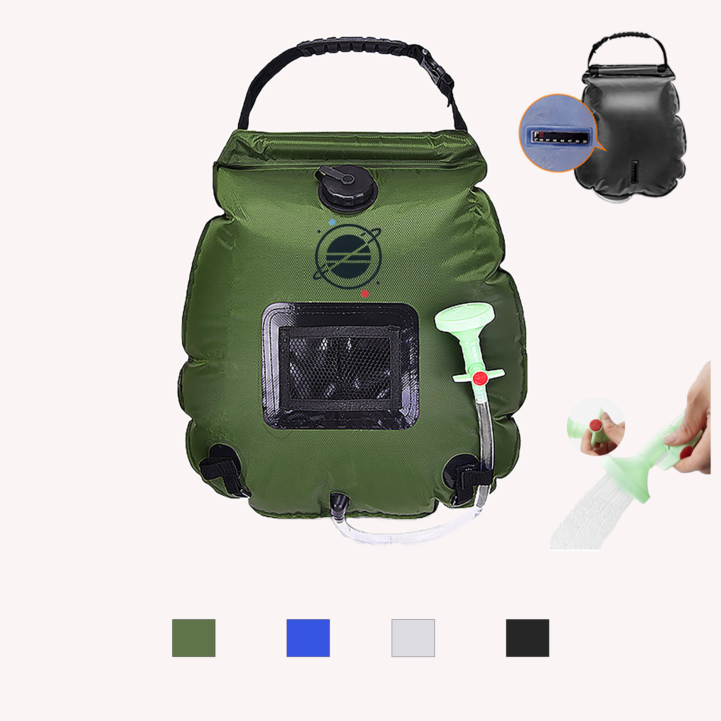 5 Gallons Solar Camping Shower Bag For Outdoor Use