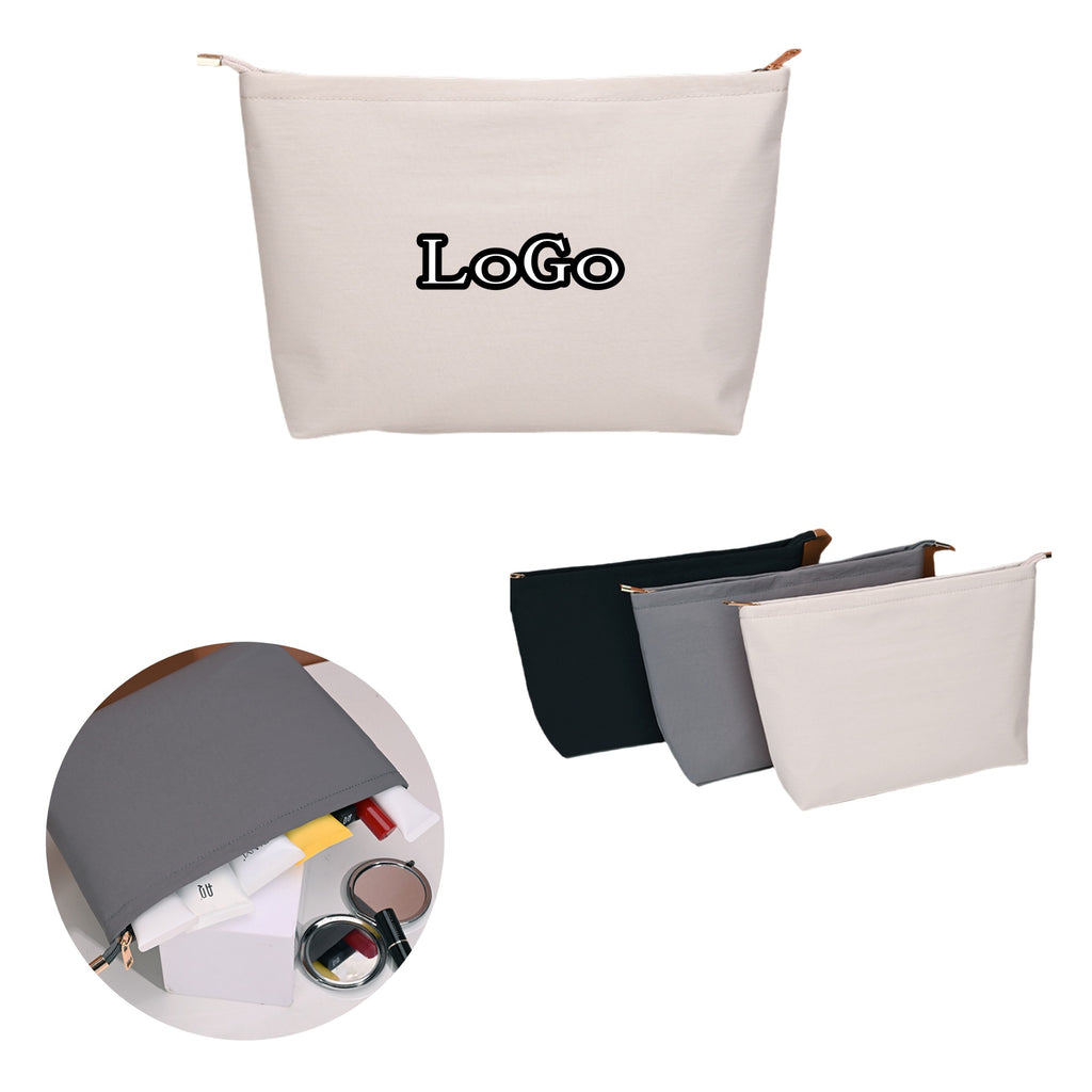 Solid-Color Nylon Makeup Storage Bag