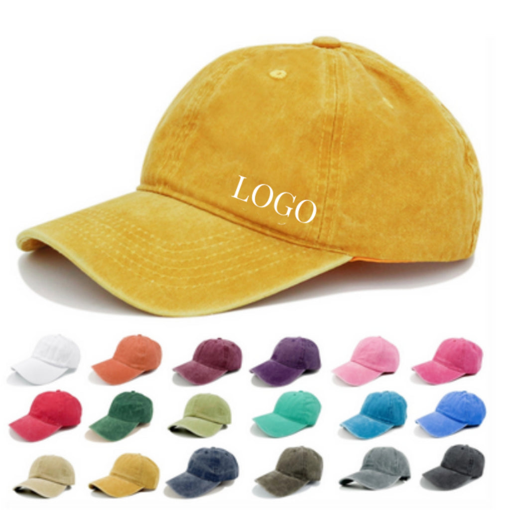 Adjustable Washed Baseball Cap