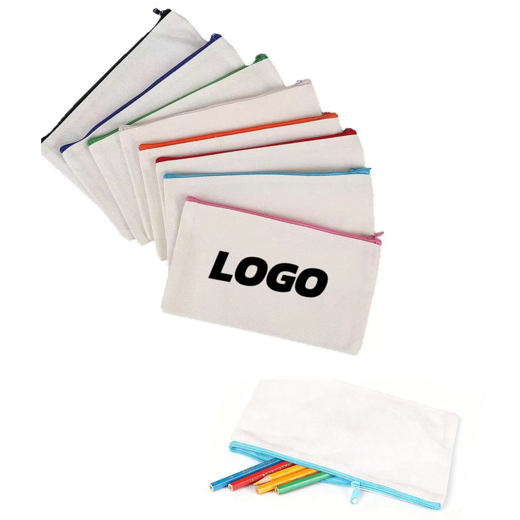 Canvas Zipper Pencil Case