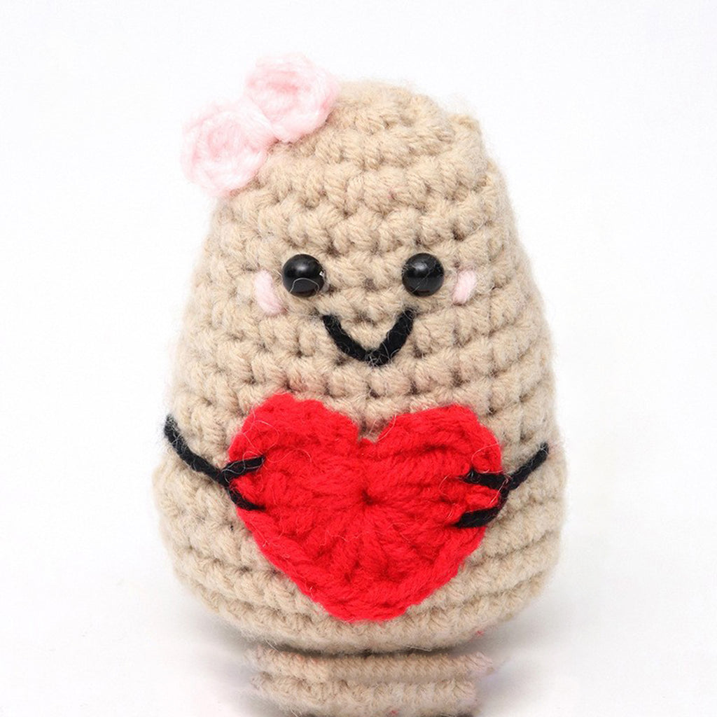 Handmade Woolen Knitted Dr. Potato Doll