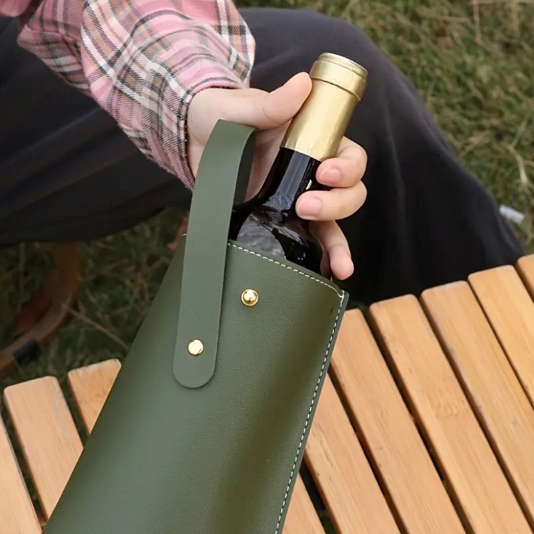 Single Red Wine Packaging Bag