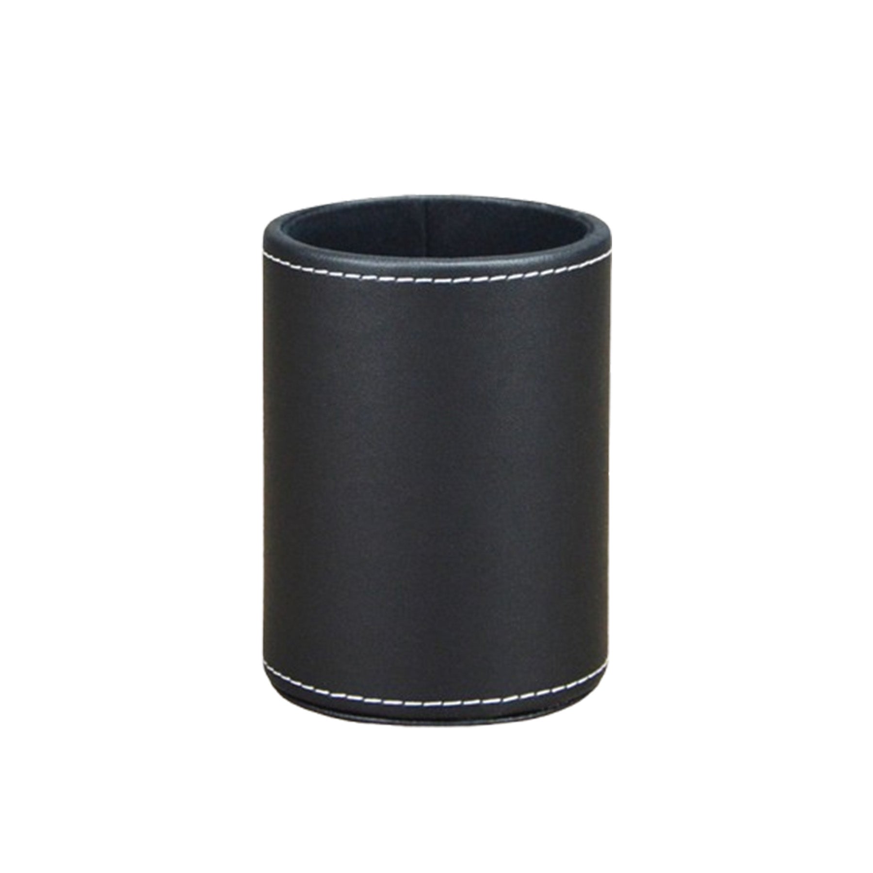 PU leather Round Pencil Pen Cup Holder