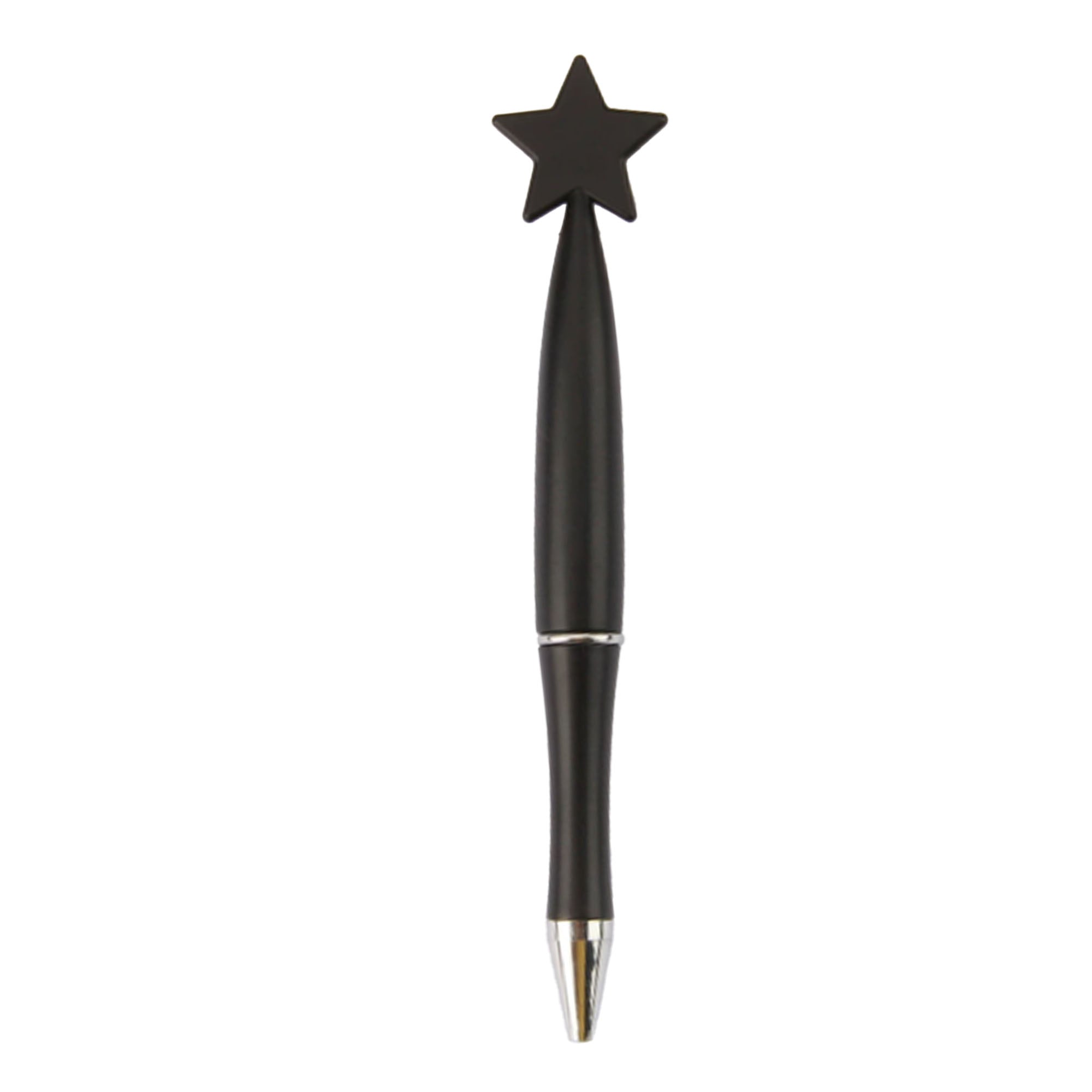 Plastic Star Shape Ballpoint Pen Black Ink Retractable Pen