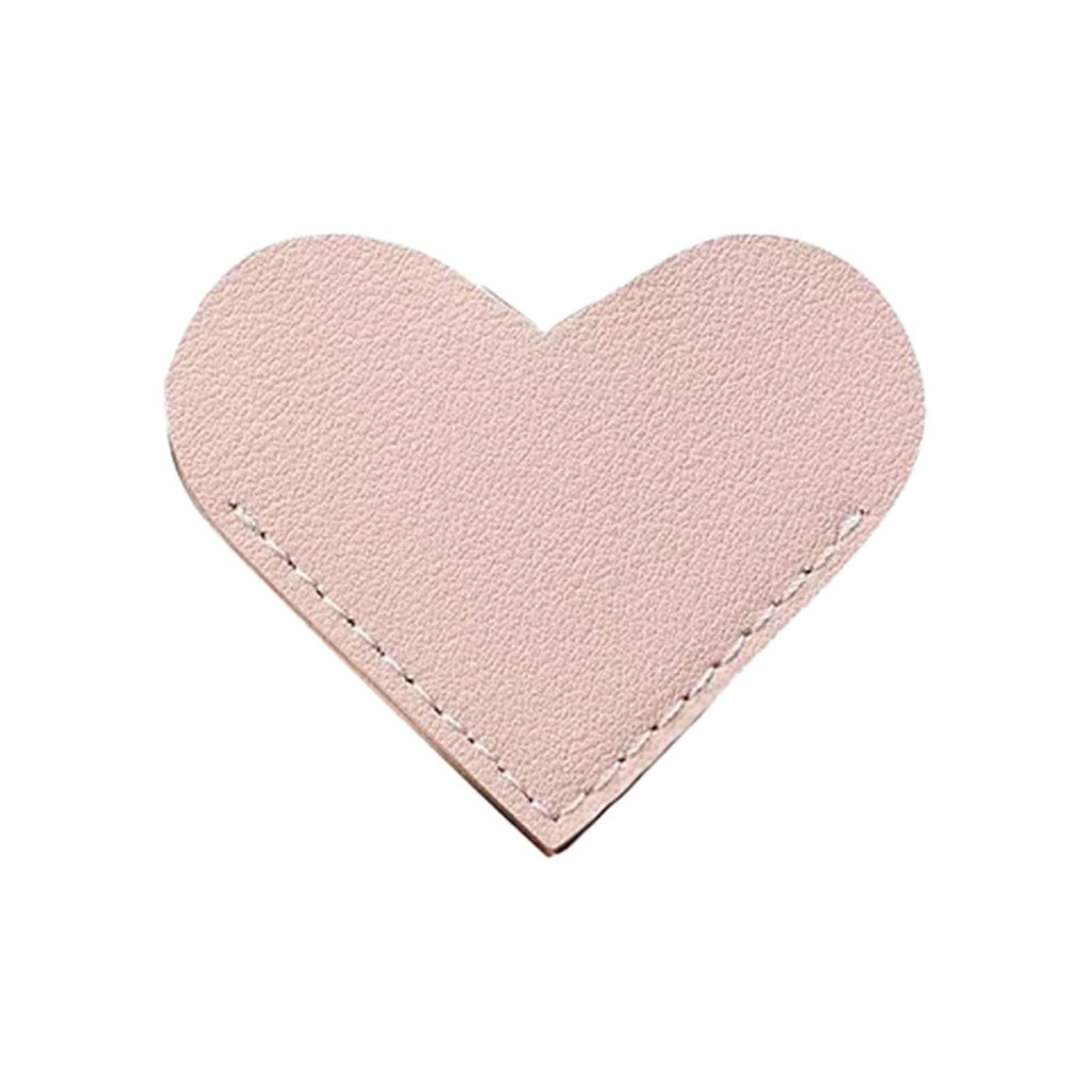 Heart - shaped Leather Bookmark