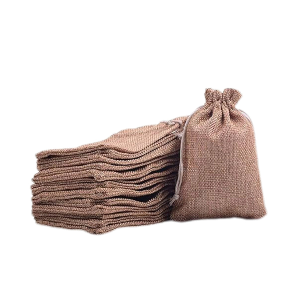 Jute Drawstring Gift Bag