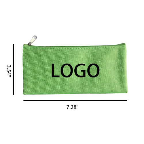 Canvas Pencil Case With Zipper