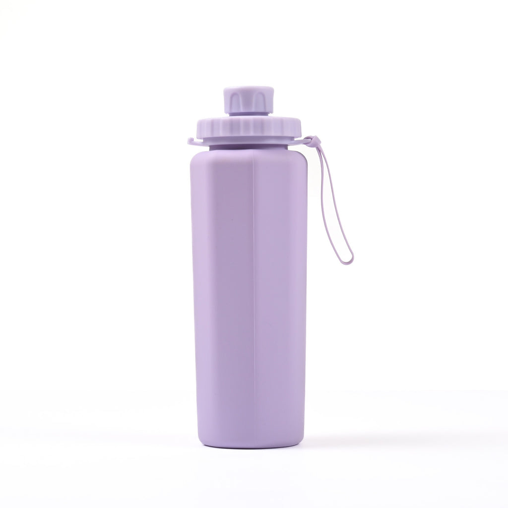 20 Oz Silicone Portable Sports Water Bottle