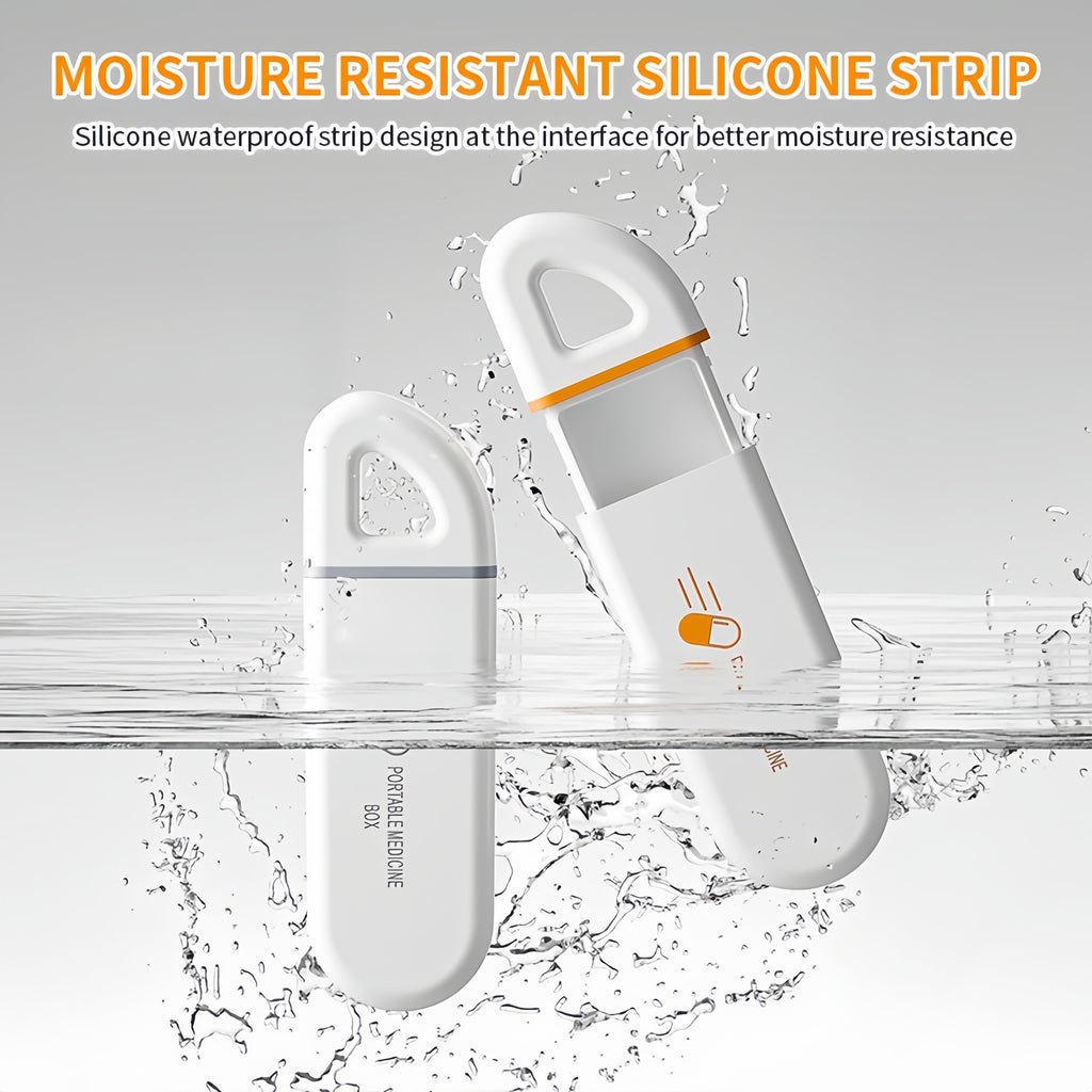 Portable Compartment Small Pill Box