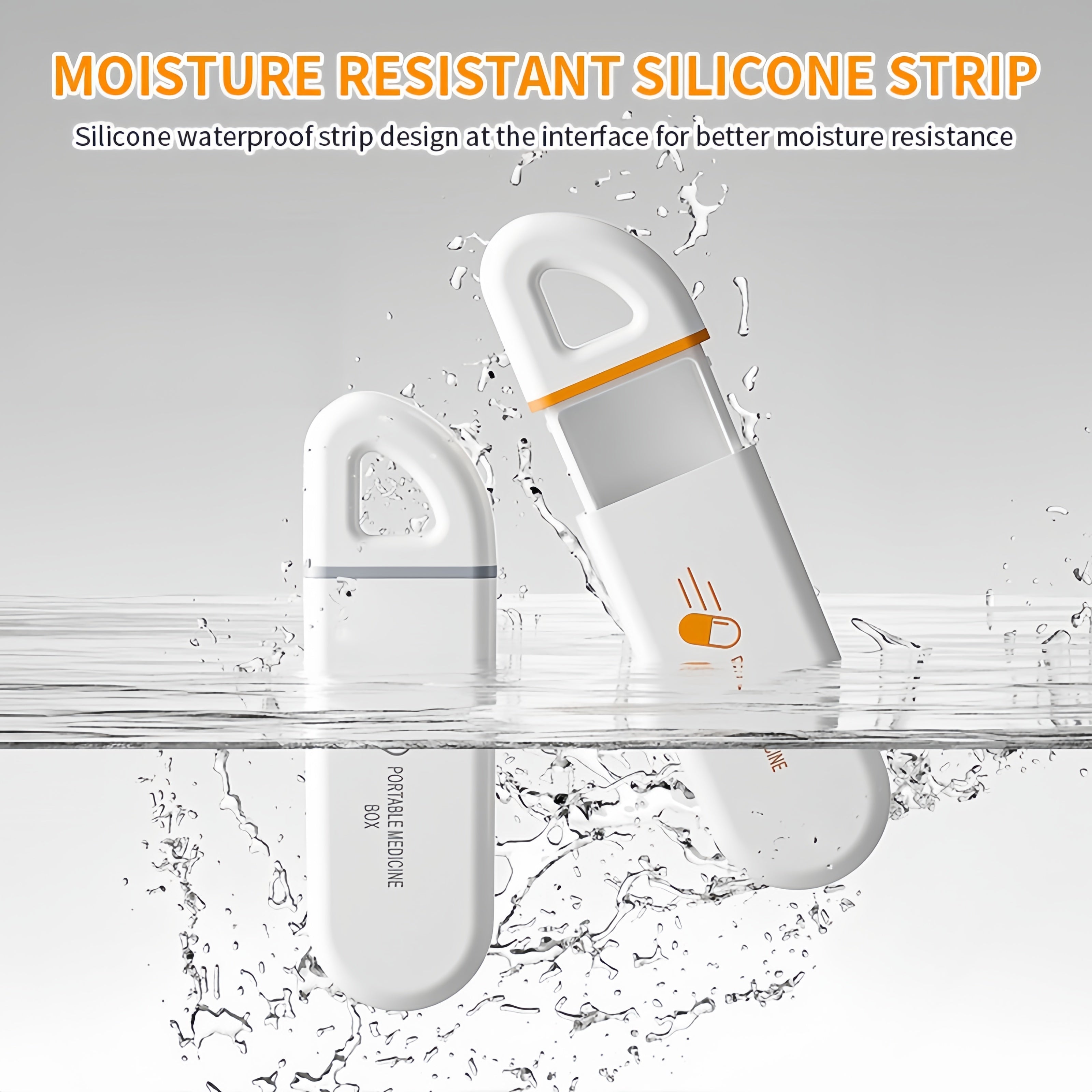 Portable Compartment Small Pill Box