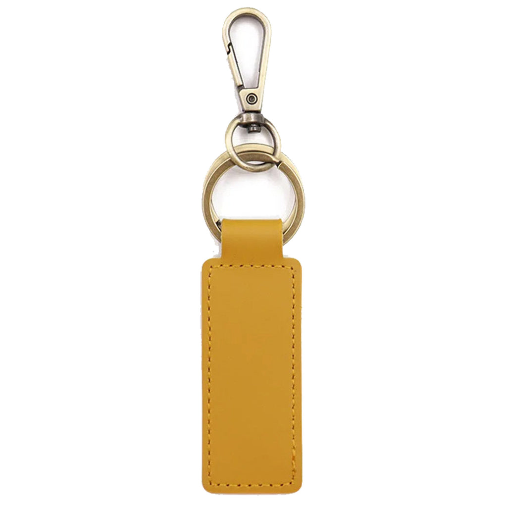 Double Loop Leather Keychain