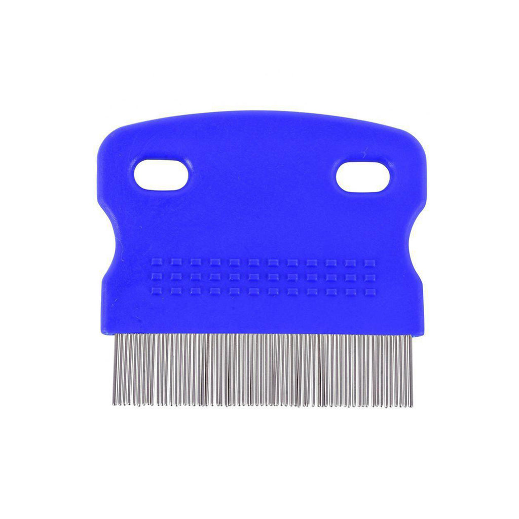 Stainless Steel Pet Grooming Comb W/ Plastic Handle