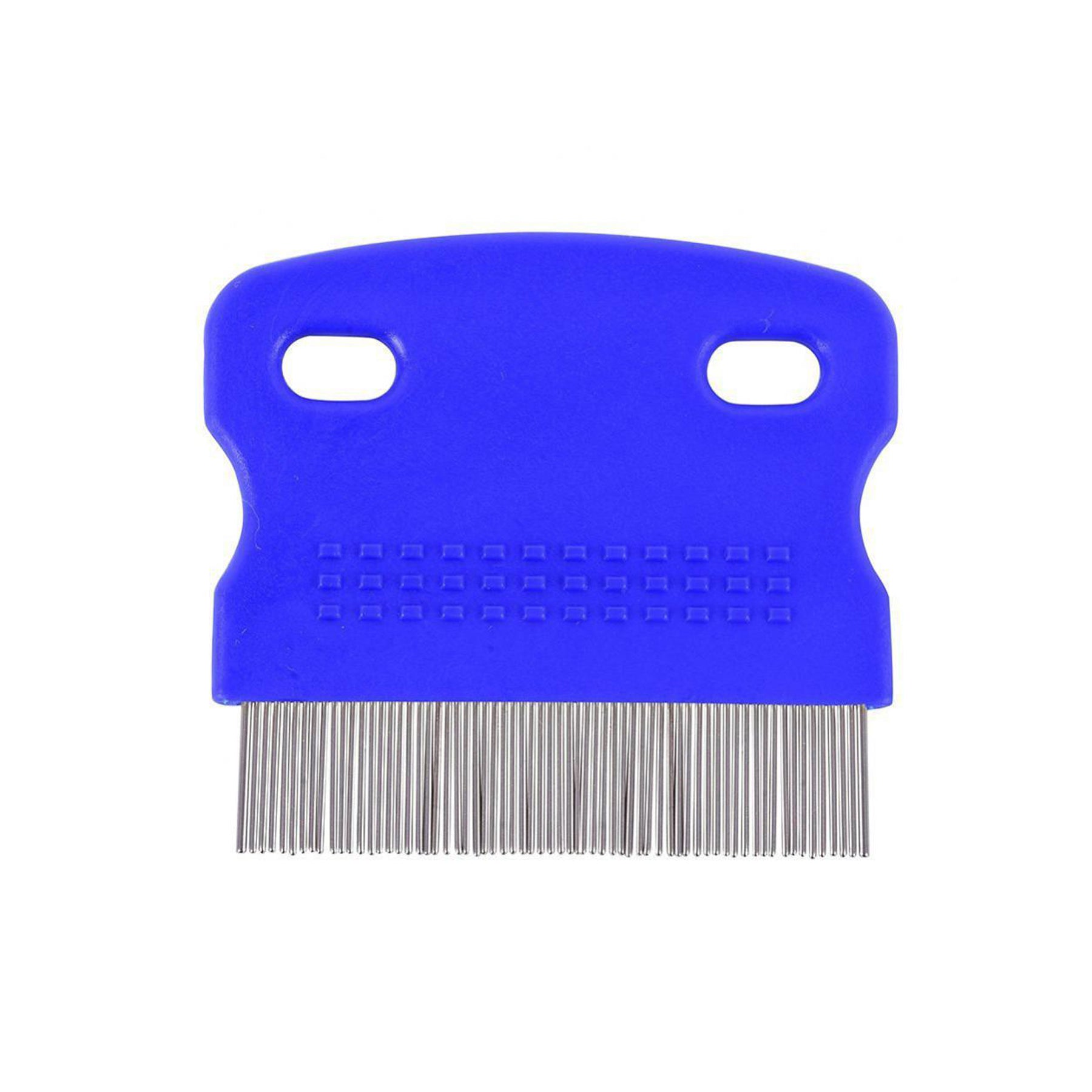 Stainless Steel Pet Grooming Comb W/ Plastic Handle