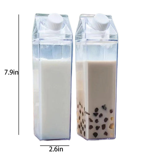 17Oz Square Plastic Milk Cup
