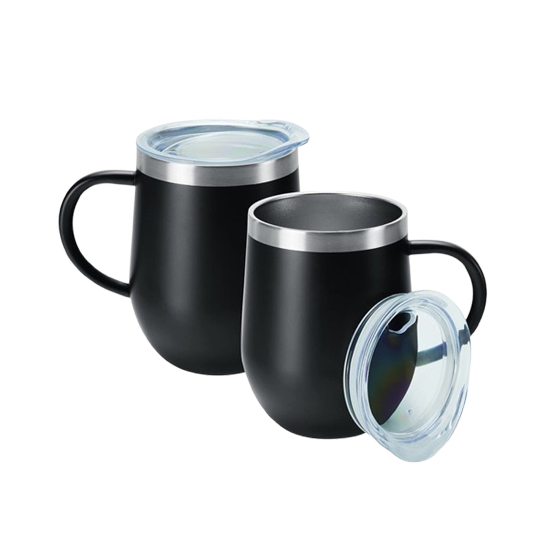12 Oz Stainless Steel Eggshell Cup