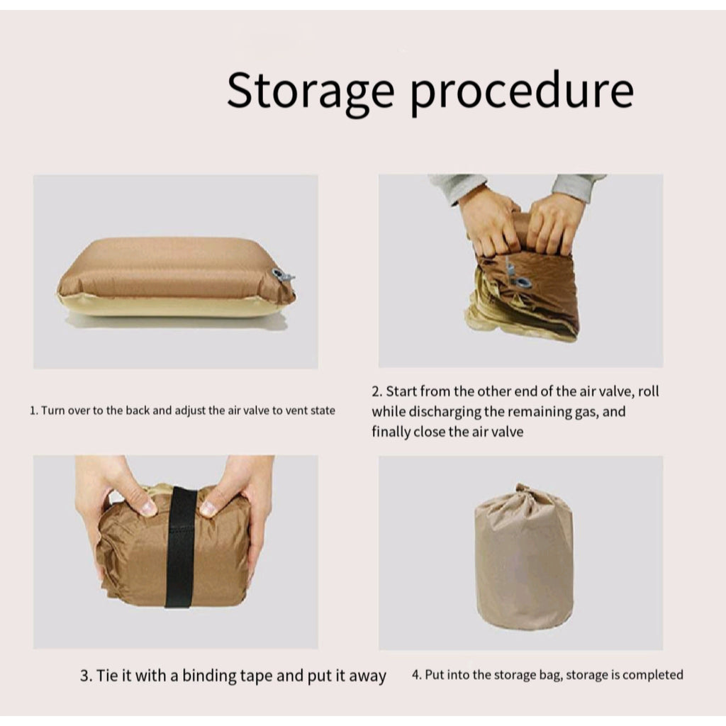 Outdoor Self Inflating Pillow