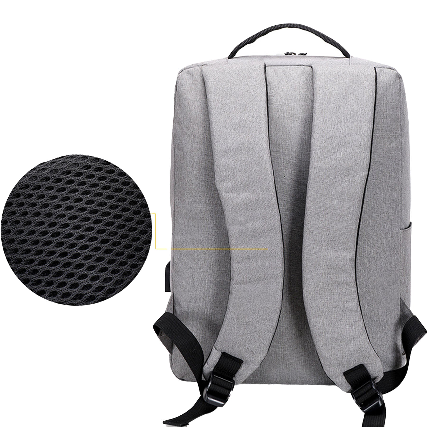 Nylon Computer Back With USB Port