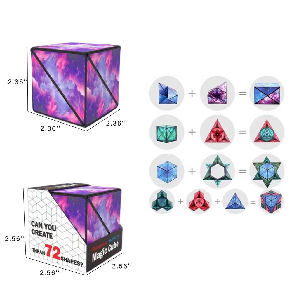 Geometric Magnetic 3D Puzzle Cube