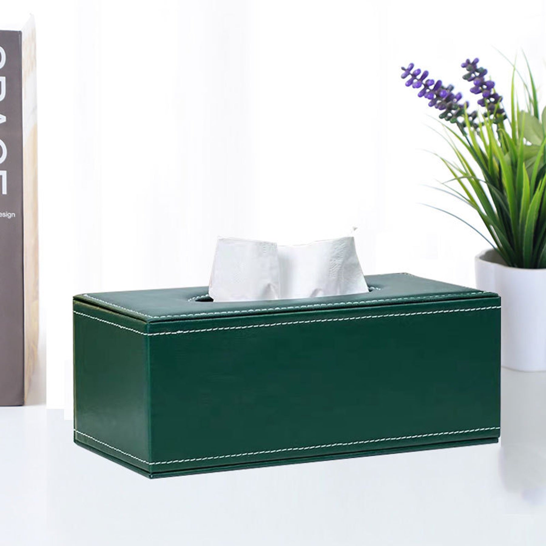 Leather Tissue Box