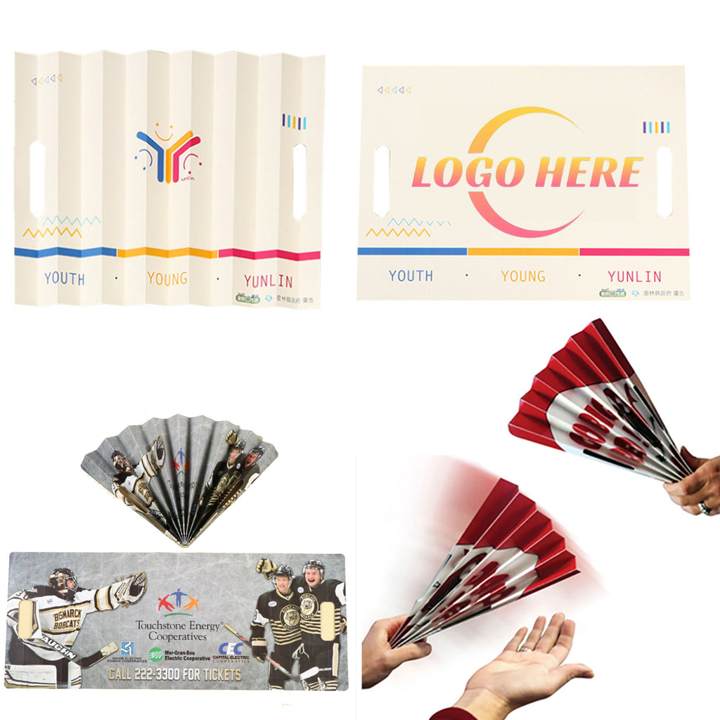 Cheering Clapper Foldable Paper Fan