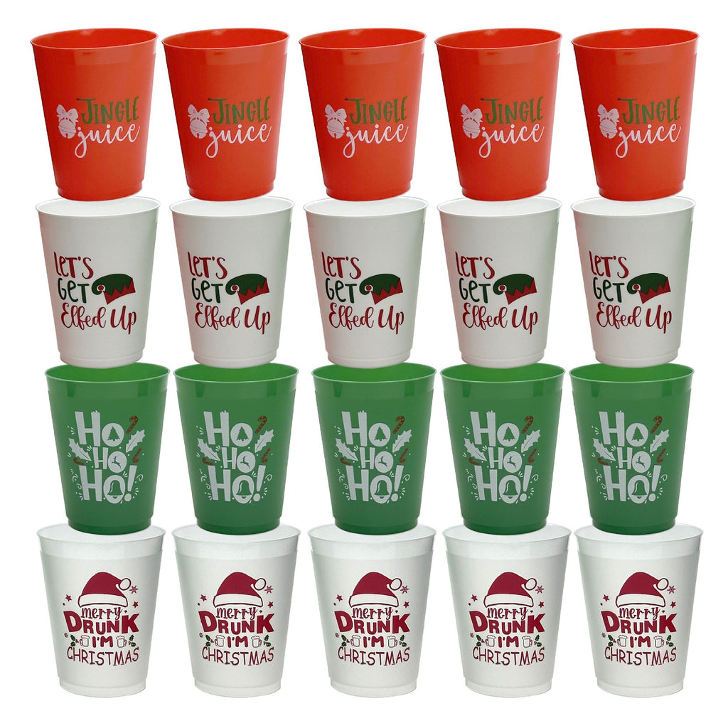 Four Designs Plastic Cups 16 Oz