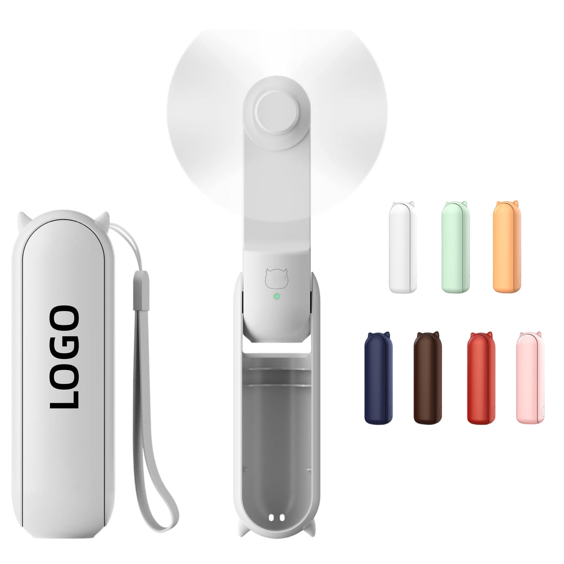 2-In-1 Foldable Mini Handheld Fan/Power Bank Function