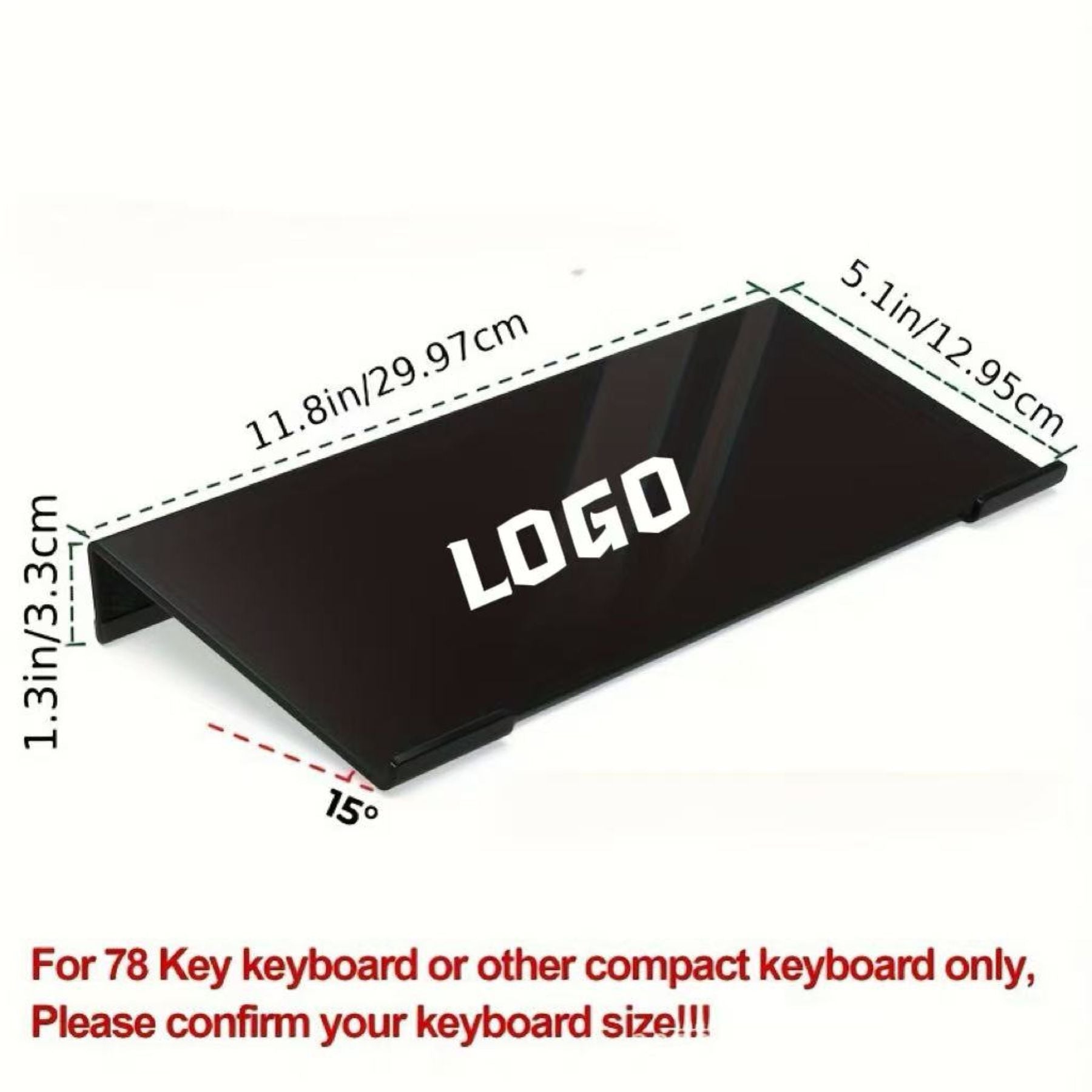 Acrylic Keyboard Stand