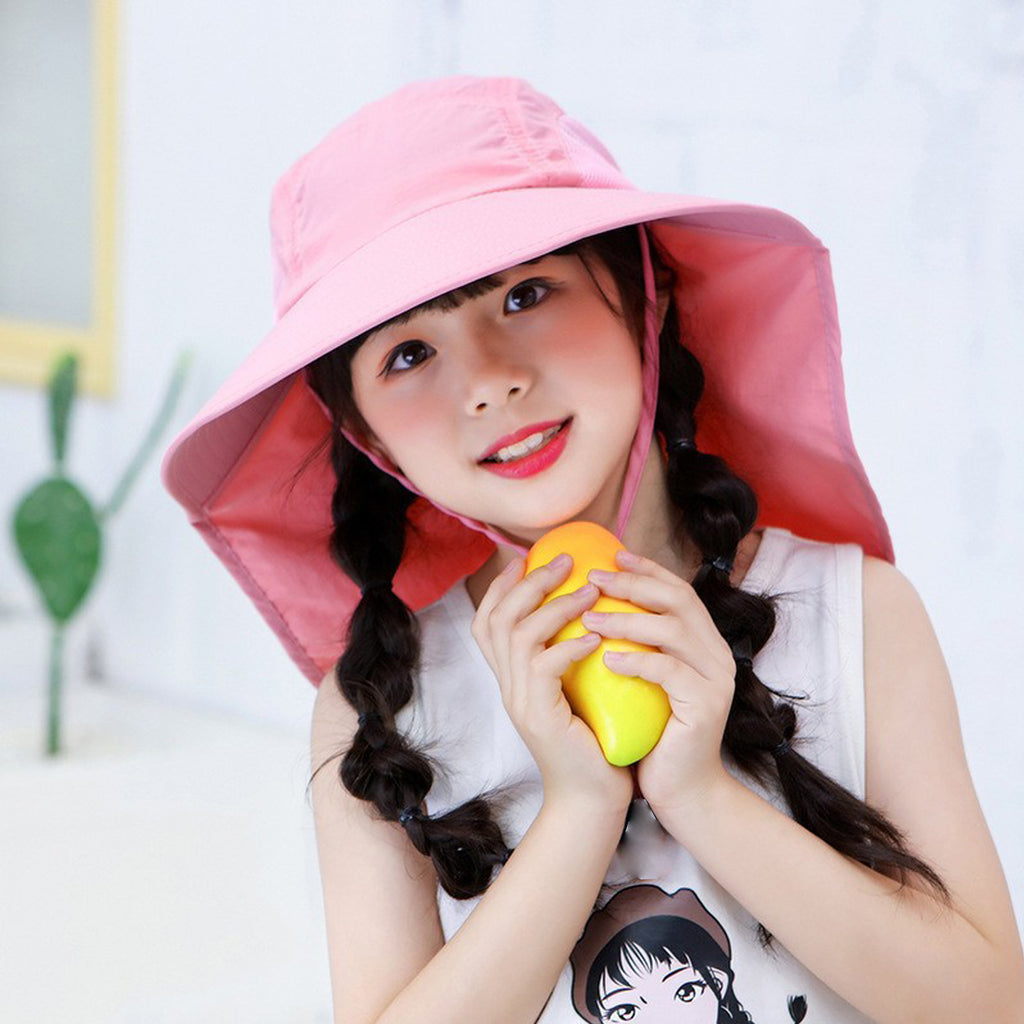 Children's Fisherman Hat With Neck Flap