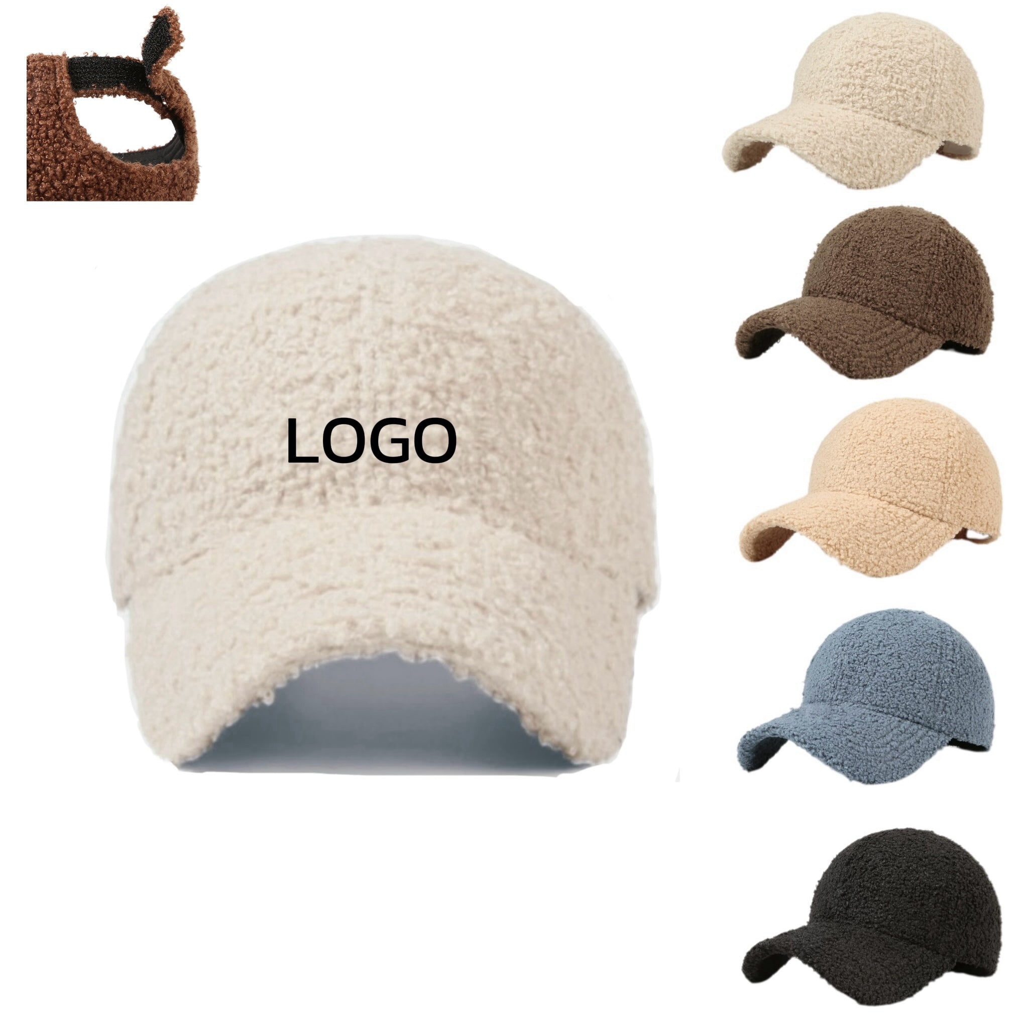 Outdoor Windproof and Thermal Lamb Fleece Hat