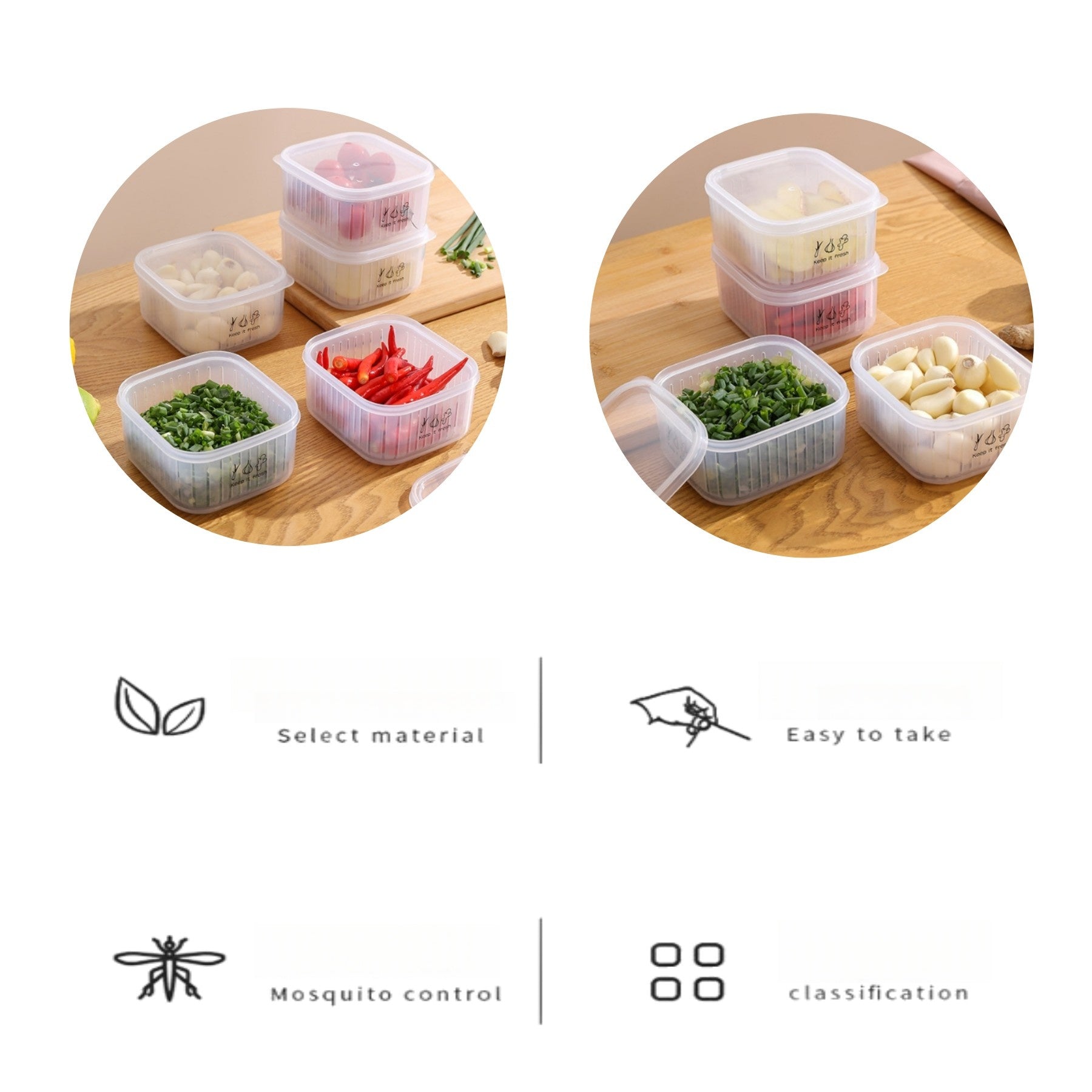Transparent PP - Material Storage Box