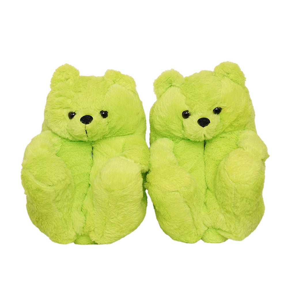 Teddy Bear Flooring Home Plush Slippers