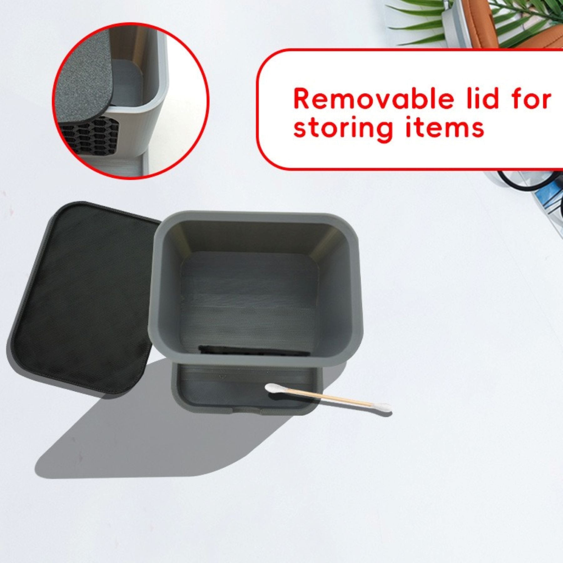 Beeswax Cotton Swab Storage Box