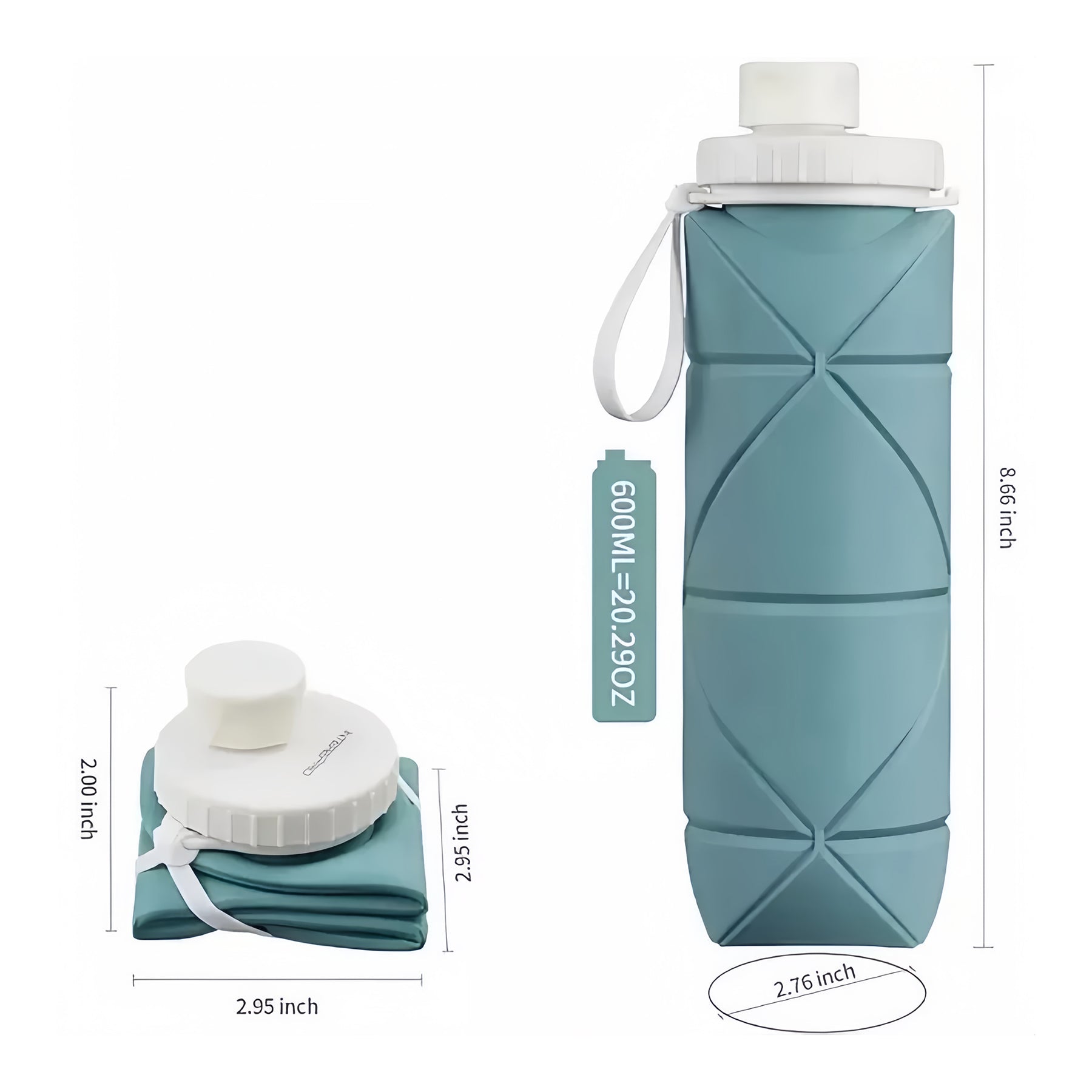 Collapsible Silicone Water Bottles