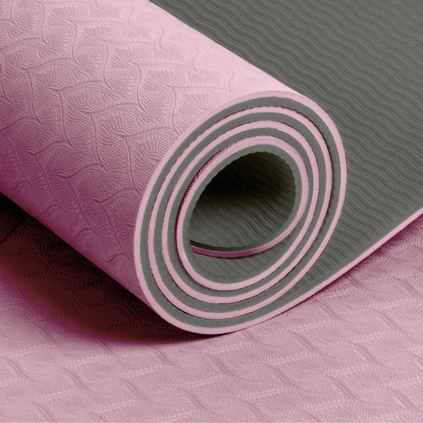 Two-Color Tpe Yoga Mat