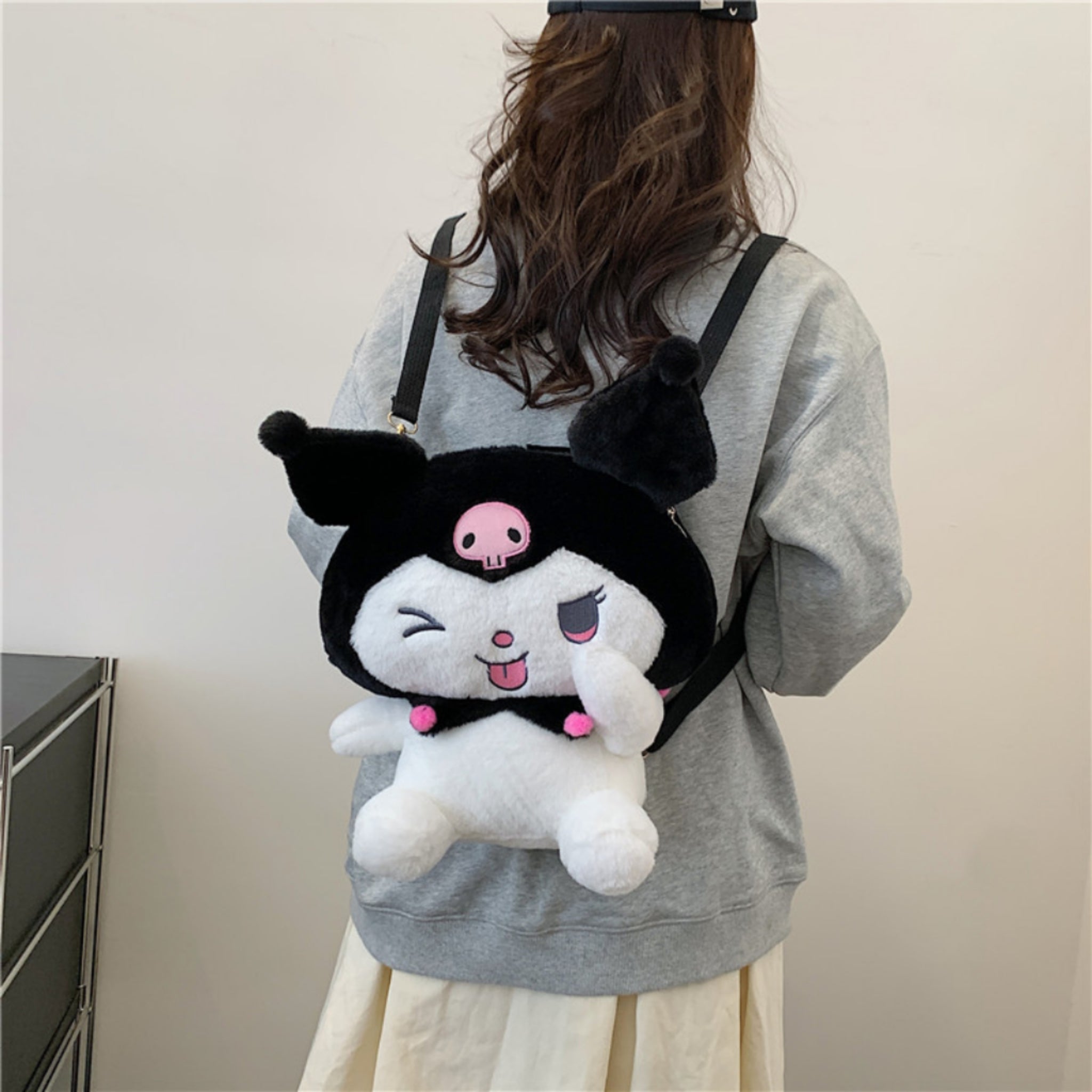 Sanrio Kuromi Plush Backpacks Kids Birthday Kawaii B2S Gift