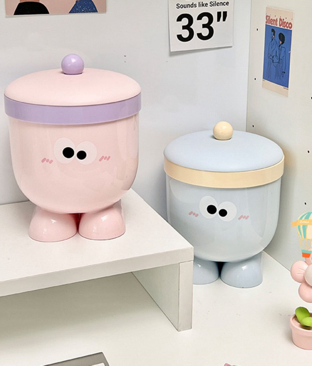 Desktop Flip-top Trash Can