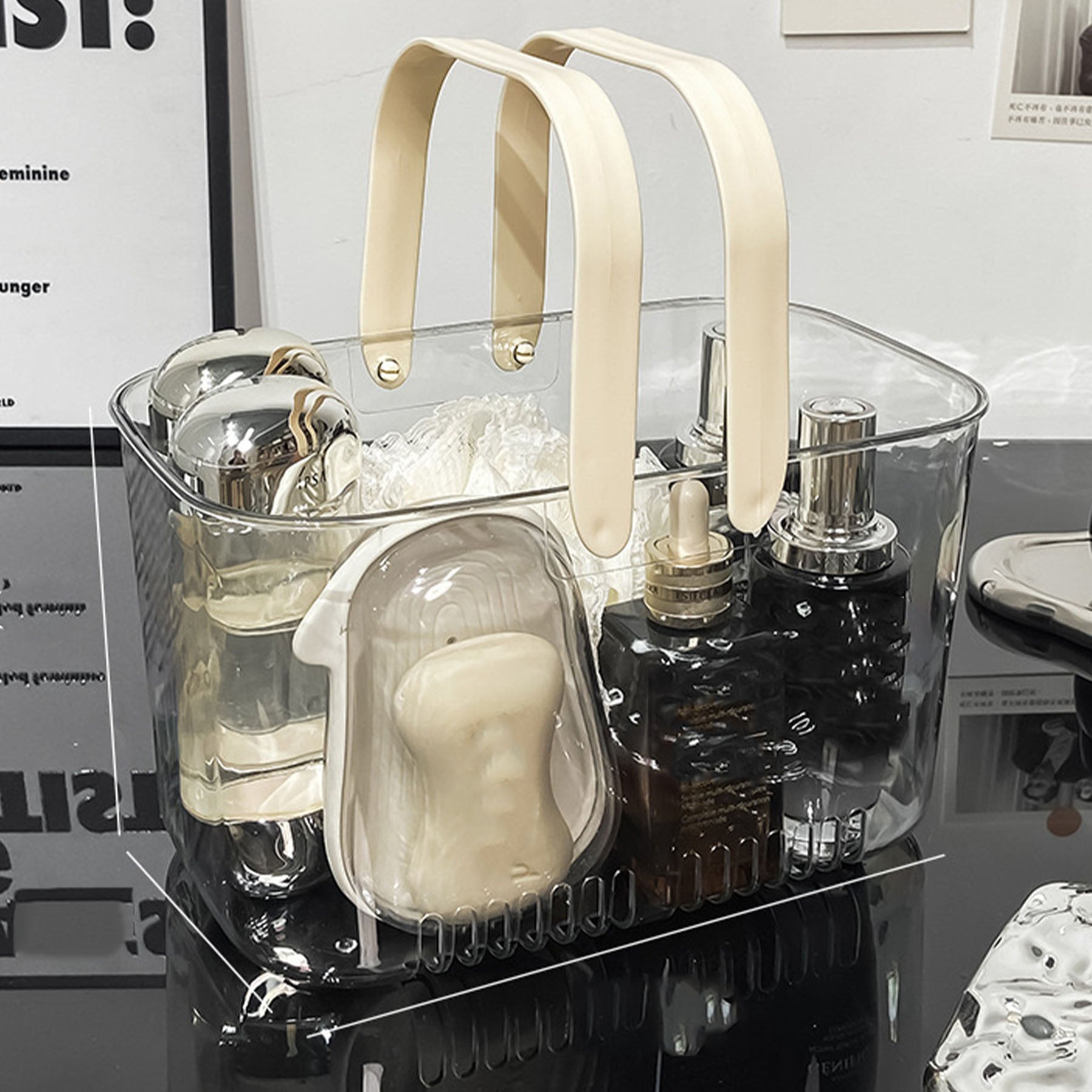 Luxury Handcrafted Tote-Style Fruit Basket – Elegant Design