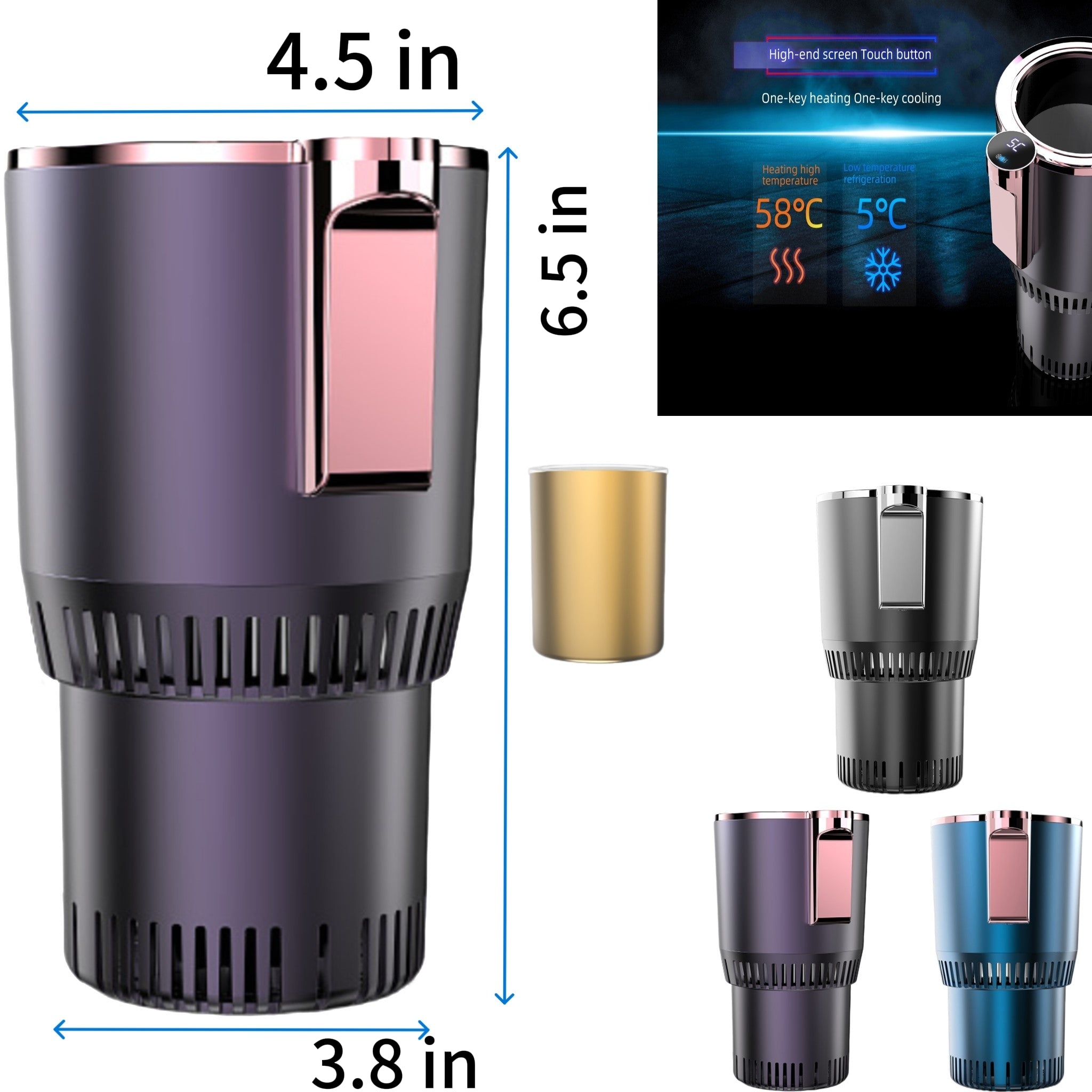 Intelligent Car Mounted Hot Cold Cup