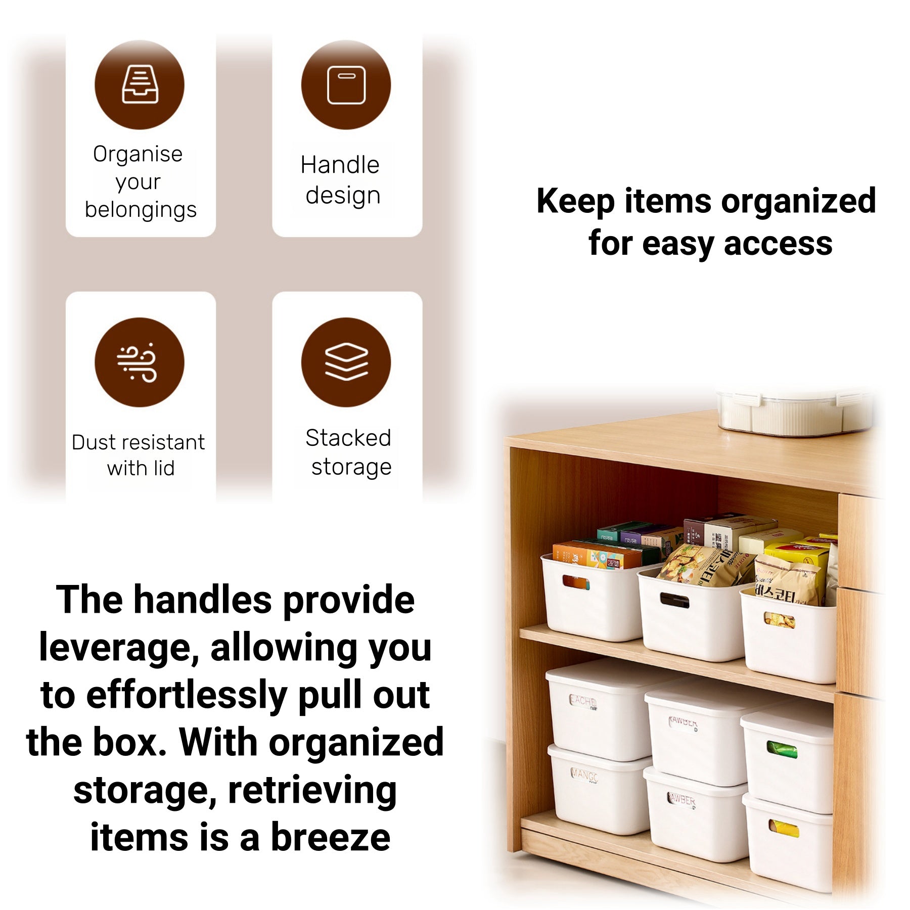 Large-capacity Rectangular Storage Box