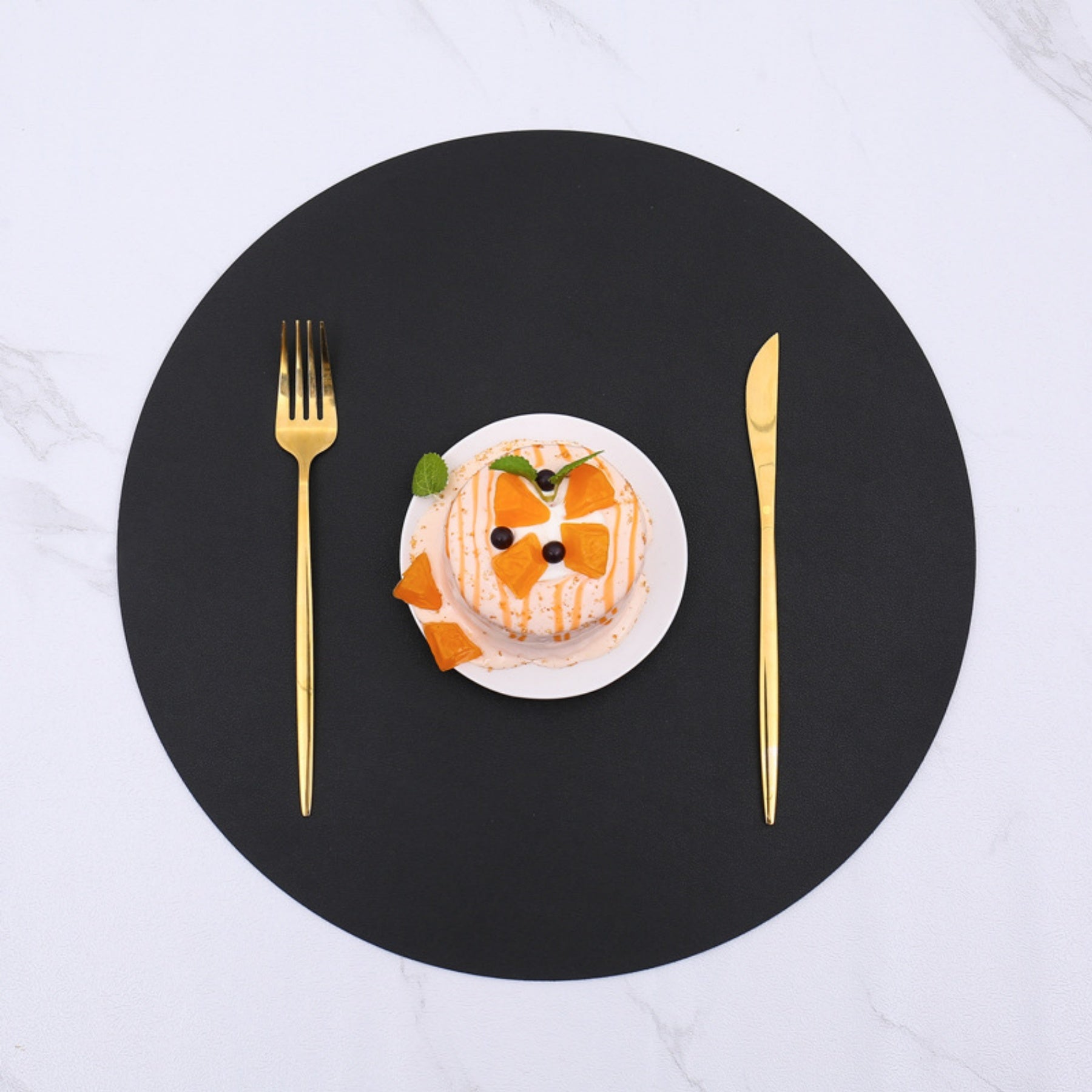 Round Minimalist Heat Insulated Placemat